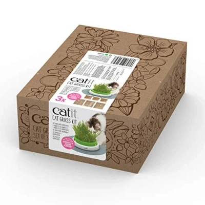 Afbeelding van Catit Senses 2.0 Grass Kit Kattengras Navuling 3 dozen
