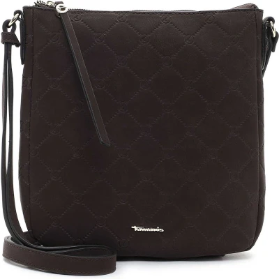 Afbeelding van Tamaris Schoudertas Anastasia Soft Cross Body Bag Brown Donkerbruin