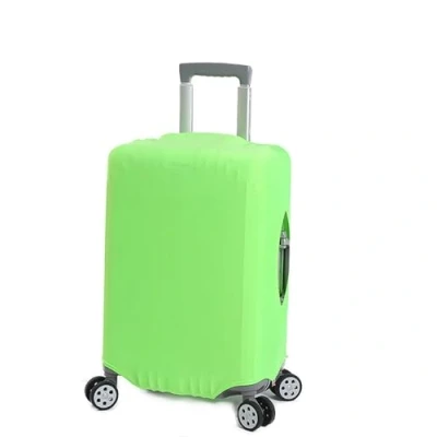 Afbeelding van Zundo Bagage Cover Protector, Koffer Covers Protector Elastische Reizen Stofdicht Trolley Case Beschermhoes Past 45 32 Inch, Groen, M