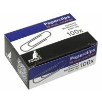 Afbeelding van Kangaro paperclips rond, 30 mm, verzinkt (5x100 stuks)