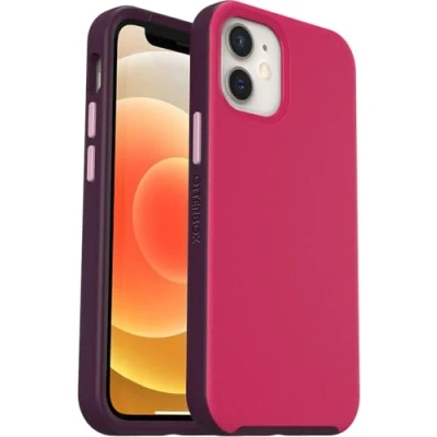 Afbeelding van OtterBox Slim Series hoesje voor iPhone 12 mini met MagSafe, schokbestendig, valbestendig, ultradun, dun beschermend hoesje, getest volgens militaire standaard, Roze/Purper