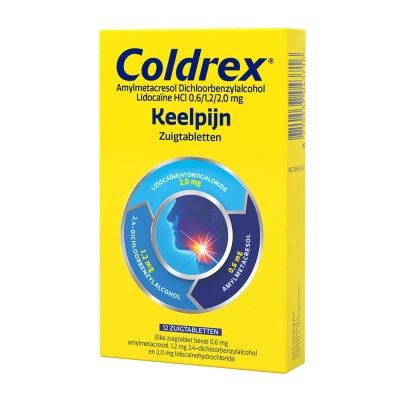 Afbeelding van Coldrex Keelpijn Zuigtabletten 12ST