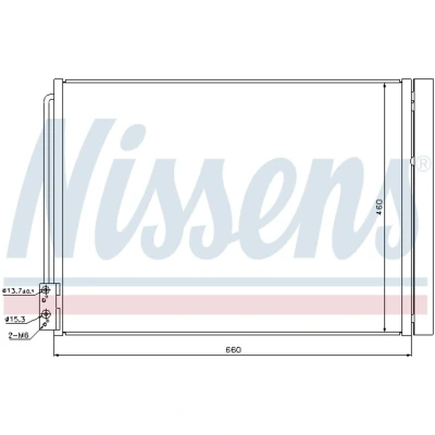 Afbeelding van Nissens Airco condensor 940110