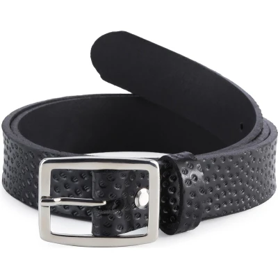 Afbeelding van Ladeheid Dames Kledingriem Riem Broekriem Verstelbaar Leer MS EL D41 Zwart 4 95 cm
