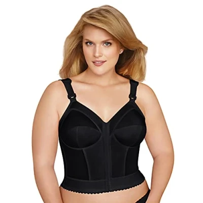 Afbeelding van Exquisite Form Volledig vrouwen Front Close Longline BH #5107530, Zwart, 95D