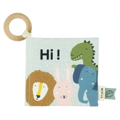 Afbeelding van Trixie Baby &amp; Kids Knisperboekje Stof 4 Dieren