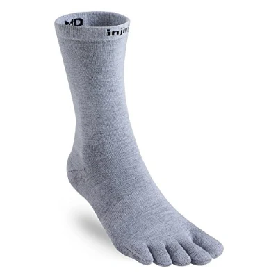 Afbeelding van Injinji Liner Crew Coolmax Grijs Teensokken Size : 37 40