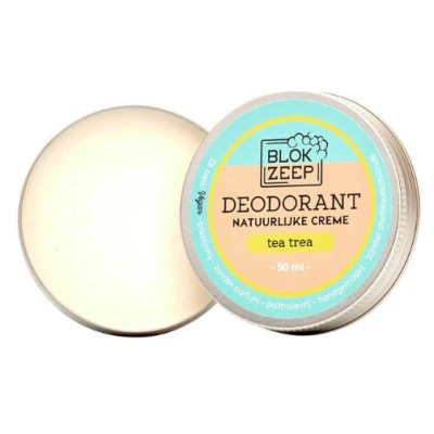 Afbeelding van Blokzeep Deodorant Creme Tea Tree, 50 ml