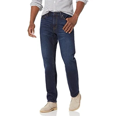 Afbeelding van Amazon Essentials Straight Fit Stretch Jeans,Indigo Wassen,40W / 28L