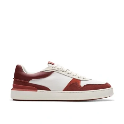 Afbeelding van Clarks Courtlite RACE Sneakers laag, Heren, Maat: 44.5, Rust Leer