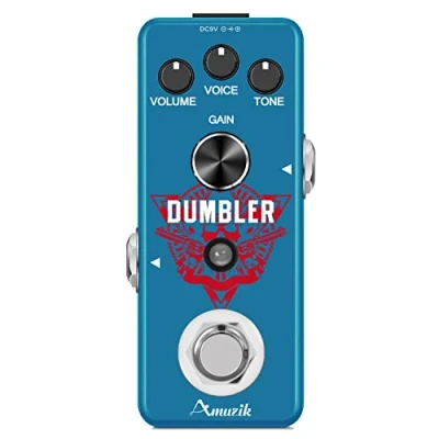 Afbeelding van Amuzik Guitar Dumbler Pedal Analog Overdrive Pedals For Electric With Medium Low Distortion Mini Size True Bypass