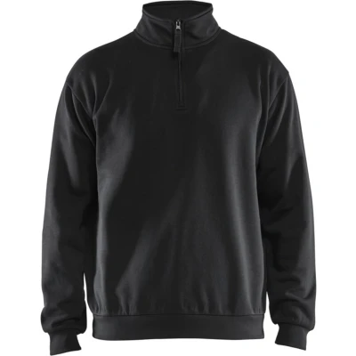 Afbeelding van Blaklader Sweatshirt met halve rits 3587 1169 Zwart
