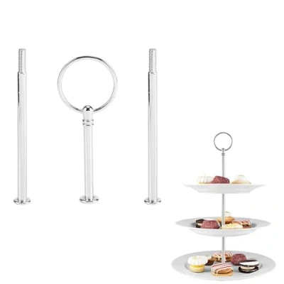 Afbeelding van Handvat voor taartstandaard, meerlagige taart cupcake lade standaardhandgreep, fruitschaal, hardware, middenhandgreep, fittingen verjaardagsfeestje, jubileum