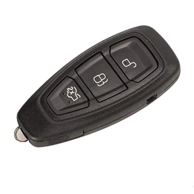 Afbeelding van Sleutelhoes Ford Focus Fiesta C Max 2 Kuga S Mondeo 4 B Ecosport Galaxy Smart Key Plip afstandsbediening 3 toetsen