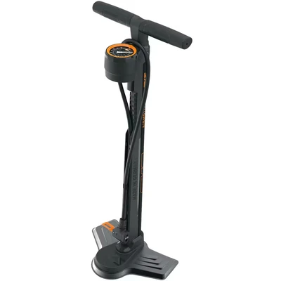 Afbeelding van SKS Robuuste metalen vloerpomp 12 bar met manometer
