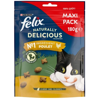 Afbeelding van Felix Naturally Delicious Catnip Maxi Pack Kattensnack Kip 180 g