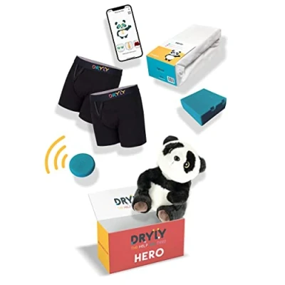 Afbeelding van Dryly Plaswekker tegen Bedplassen voor Jongens Zindelijkheidstraining incl. App Hero Pakket Maat 98 104