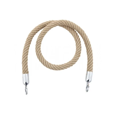 Afbeelding van Basic Koord van henneptouw tbv afzetpaal chroom/naturel
