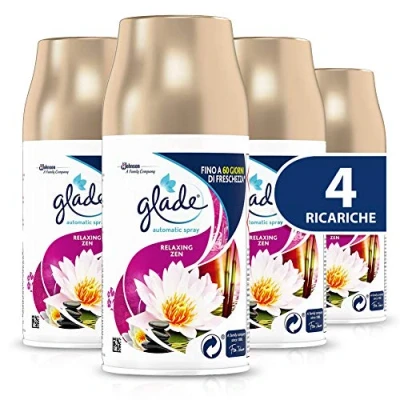 Afbeelding van Glade Automatic Spray Relaxing Zen, 4 navulverpakkingen à 269 ml