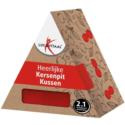 Afbeelding van Lucovitaal Kersenpit kussen langwerpig 1 stuks