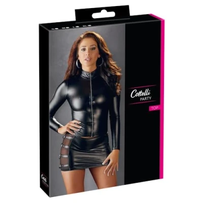 Afbeelding van Cottelli Collection Party Top lange mouwen Zip L