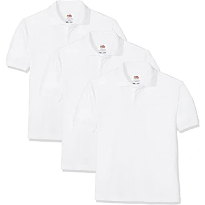 Afbeelding van Fruit van de Loom Baby Poloshirt met korte mouwen (Pack 3)