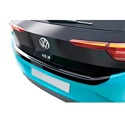 Afbeelding van ABS Achterbumper beschermlijst passend voor Volkswagen Caddy/Maxi 2015 2020 Glanzend zwart