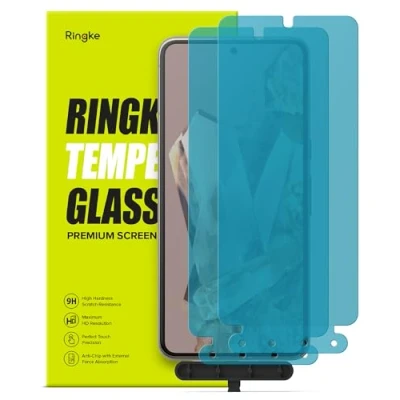 Afbeelding van Ringke Full Cover Glass Schermbeschermer Compatibel met Pixel 8 Pro Gehard Glas Volledige Dekking Easy Installation Tool