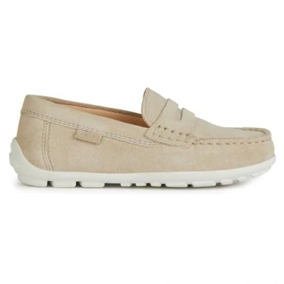 Afbeelding van Geox NEW FAST Instappers voor kinderen, Maat: 32, Light beige Leer