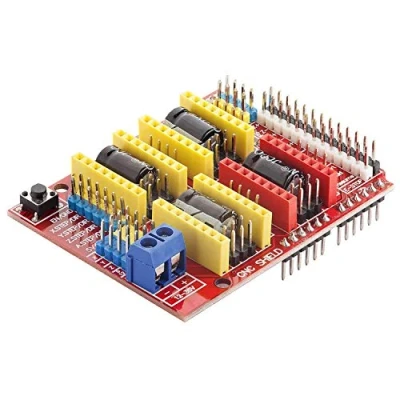 Afbeelding van AZDelivery CNC Schild V3 ontwikkelingskaart voor A4988 stappenmotor driver Stepper 3D printer compatibel met Arduino Inclusief E Book! 1