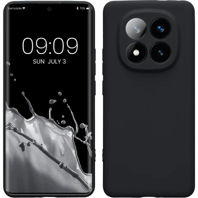 Afbeelding van kwmobile telefoonhoesje geschikt voor Xiaomi Redmi Note 14 Pro+ 5G / Pro Plus Hoesje smartphone Precisie camera uitsnede In bosbesblauw
