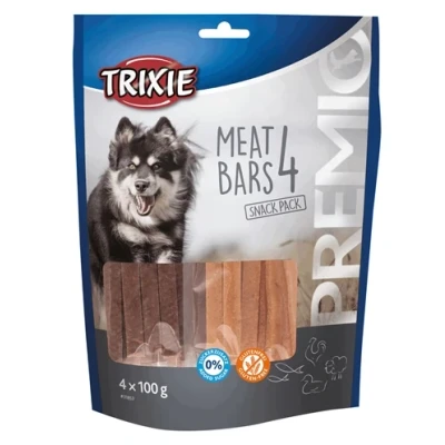 Afbeelding van Trixie Premio Vlees Bars Kip / Eend Lam Zalm 4X100 GR