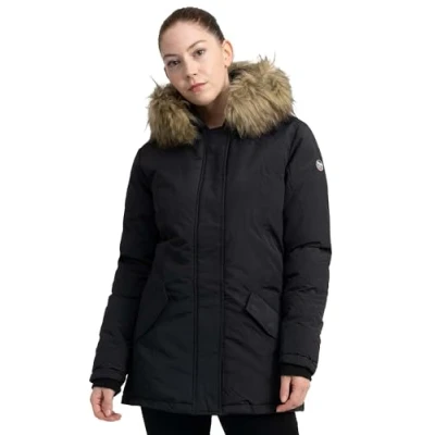 Afbeelding van Lonsdale Damen Winterjacke Kimmeridge mit Kapuze Black XS