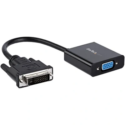 Afbeelding van DVI D to VGA Adapter Startech DVI2VGAE 0,19 m Black