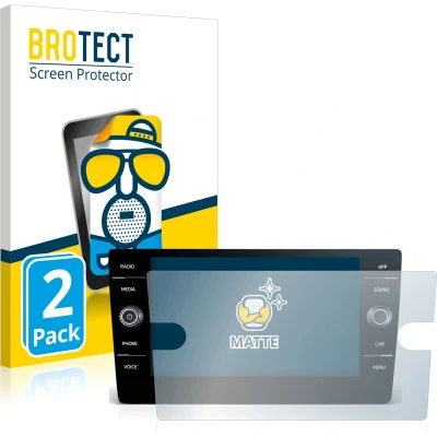 Afbeelding van BROTECT Screenprotector voor Volkswagen Tiguan R Line TDI 2020 Discover Media 8&quot; Folie Beschermfolie matte (2 Stuks)