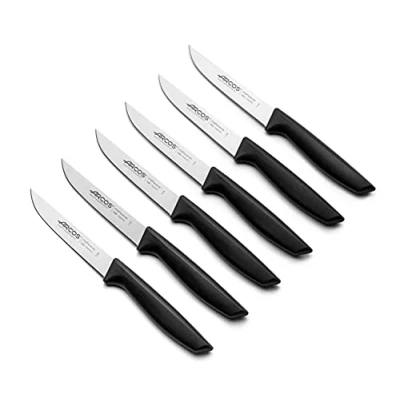 Afbeelding van Arcos 136500 Serie Niza Set groentemessen lemmet nitrum roestvrij staal 110 mm handgreep polypropyleen kleur zwart