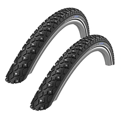 Afbeelding van Schwalbe Buitenband 20 1.60 (42 406) Marathon Winter Plus Perf.zw refelectie