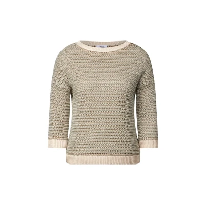 Afbeelding van Cecil Glitzernder Struktur Trui, Dames, Maat: XXL, Beige