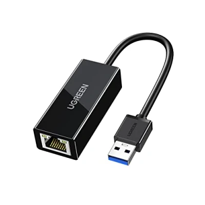 Afbeelding van UGREEN USB 3.0 Ethernet Adapter naar RJ45 Netwerkadapter LAN 1000Mbps Gigabit Compatibel met Mi Box s, 3, Switch, PC, Laptop, Desktop, Ondersteuning Mac OS, Windows 11/ 10/ 8/ 7, Linux