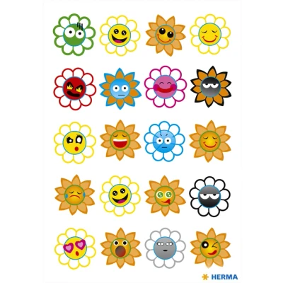 Afbeelding van 10x Herma Stickers Crazy zonnen, Puffy