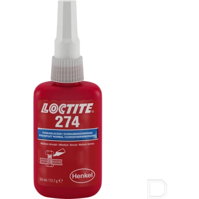 Afbeelding van LOCTITE 271 Schroefdraadborgmiddel Rood 50ml Hoge sterkte