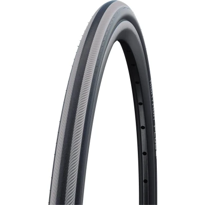Afbeelding van Schwalbe Buitenband 24 1.00 (25 540) RightRun Active grijs streep