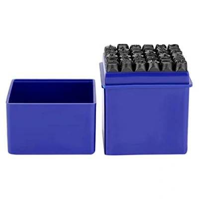 Afbeelding van Cijfers en letters punchset, slagcijfers, 36 stuks slagletters, transferpunchsets, koolstofstaal, 0 9 A Z combinatie, letterhoogte 6 mm