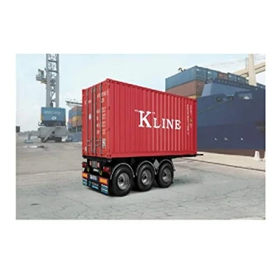 Afbeelding van 1:24 Italeri 3887 Technokar 20&#039; FT Container Trailer Plastic Modelbouwpakket