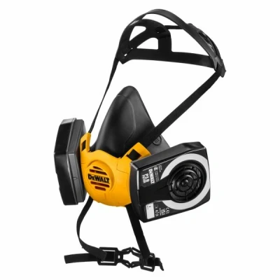 Afbeelding van DeWalt DXIR1HMMP3 Lichtgewicht Halfgelaatsmasker Met P3 Filters Maat M