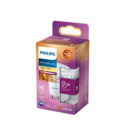 Afbeelding van Philips Spot (dimbaar) Reflector LED 2,6 W Warm wit