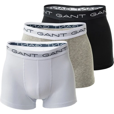 Afbeelding van GANT Solid Trunk 3 PACK Onderbroeken, Heren, Maat: Small, Grey melange