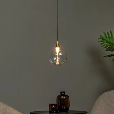Afbeelding van Lucide GISELA Hanglamp Ø 16 cm LED 1x5W 2700K Amber