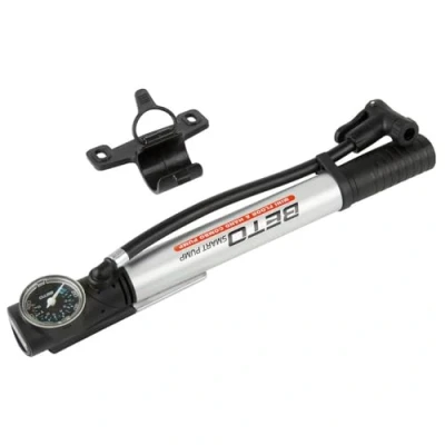 Afbeelding van BETO Pompa telescopica con Supporto da Pavimento, Colore: Nero