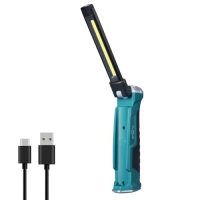 Afbeelding van KLARUS WL1 LED werklamp, 550 lumen oplaadbare COB werklamp met magnetische voet en haak, 180 roteren +180 opvouwbaar 7 standen Heldere zaklamp voor autoreparatie, huishoudelijk